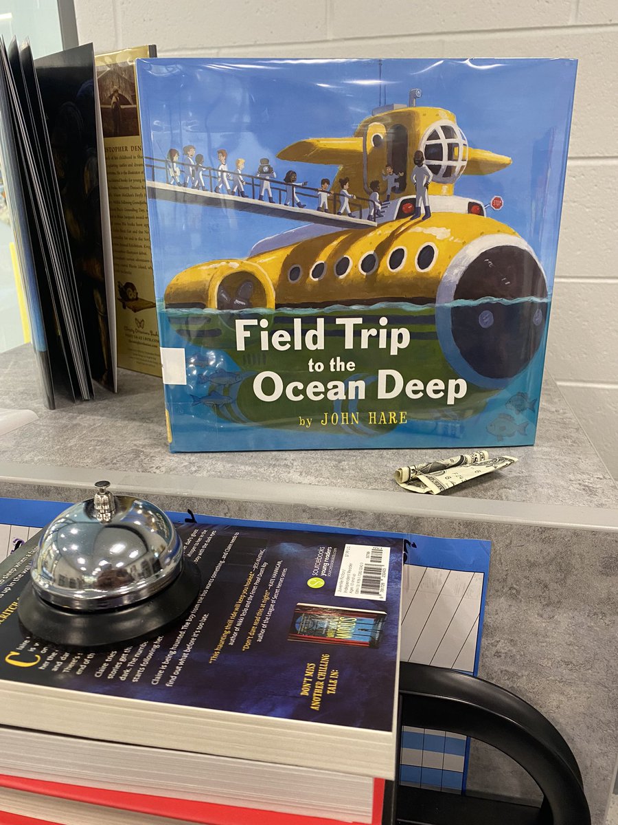 I found this dollar on the floor of my library one week ago today. I put it on top of one of the book cases and one week later,it is still here.  What’s wrong with kids today? Nothing.  I❤️my students!