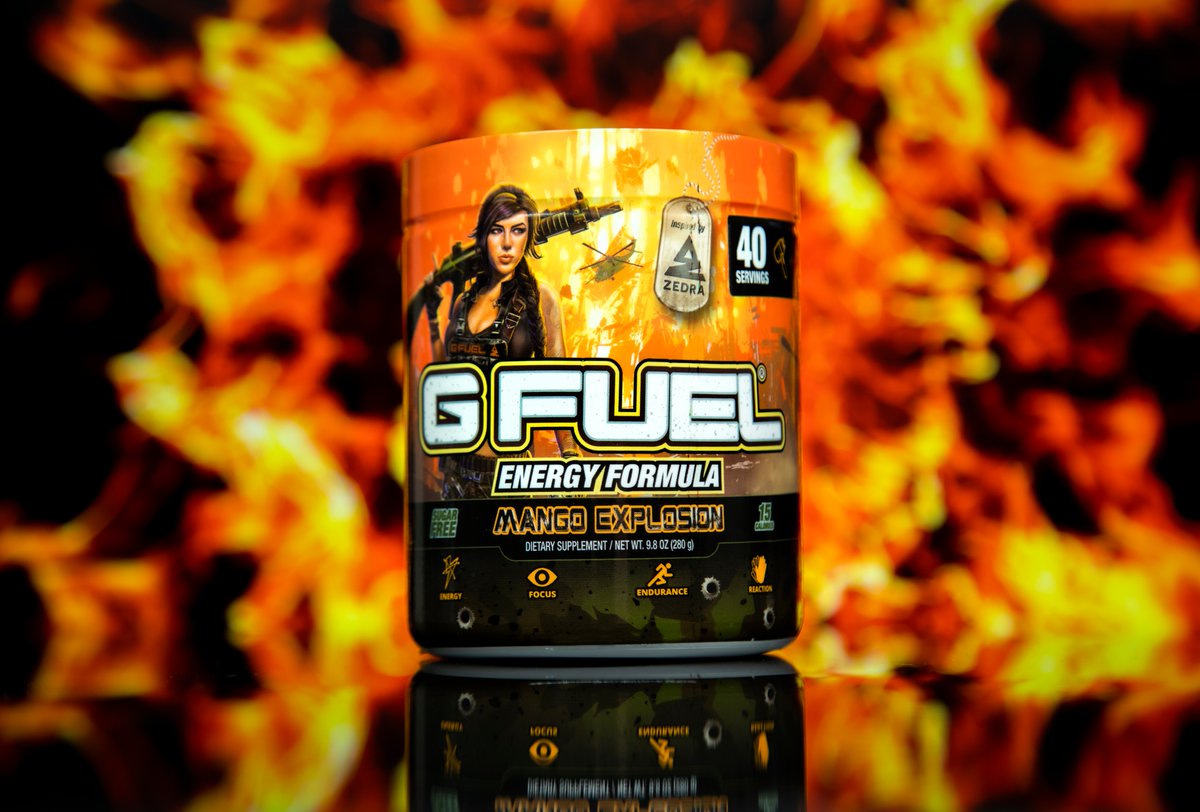 🧡 𝐋𝐈𝐊𝐄 + 𝐑𝐓 to win a <a href="/Alex_zedra/">A L E X ︻デ═一</a> x #GFUEL "MANGO EXPLOSION" Tub!!! Picking 2 winners this weekend bc these babies are ON SALE and bc #ModernWarfare2 just launched!

🛒 𝐆𝐄𝐓 𝐘𝐎𝐔𝐑𝐒: GFUEL.ly/mango-explosio…