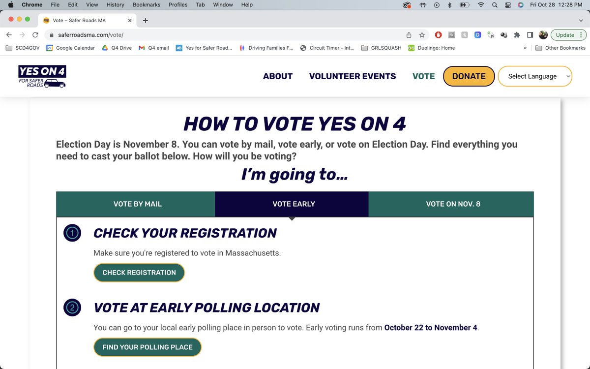 yesonfourma's tweet image. Don't forget — if you're looking for information on how to vote #YESon4 this election, you can check out the voting hub (available in eight languages!) on our website.

saferroadsma.com/vote/