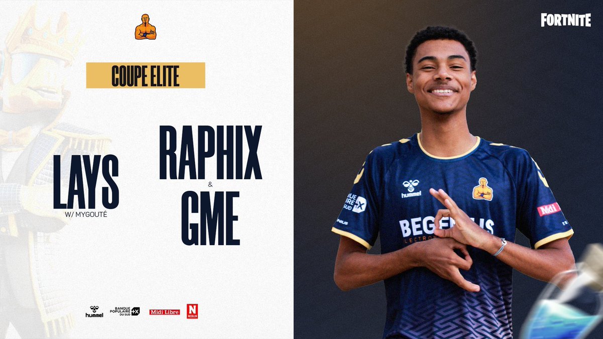beGeniusESC's tweet photo. Nouvelle journée pour nos génies en 𝗗𝗶𝘃𝗶𝘀𝗶𝗼𝗻 𝗖𝘂𝗽, on continue de grind ! 🔥
𝗖𝗼𝘂𝗽𝗲 𝗘𝗹𝗶𝘁𝗲 :
@raphixx_ w/ @GMEFTN
@Laysou1x w/ Mygouté
🕖 À partir de 19h00
#GoGenius🧞♂️ | #Fortnite https://t.co/zdJB4v0Vtv
