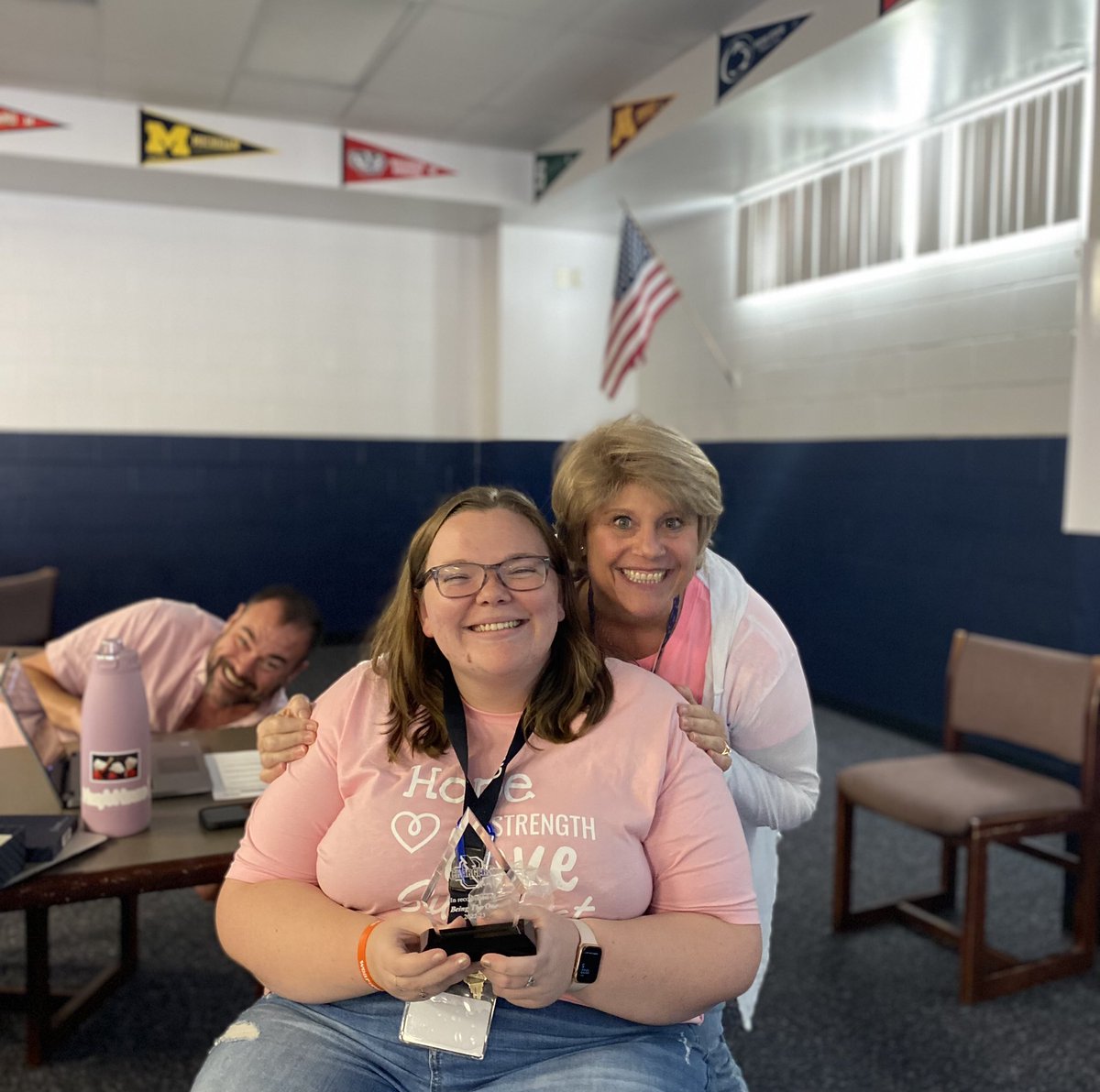 Ms. O’Connor received The Charger of the Month Award! <a href="/pascoschools/">Pasco County Schools</a>