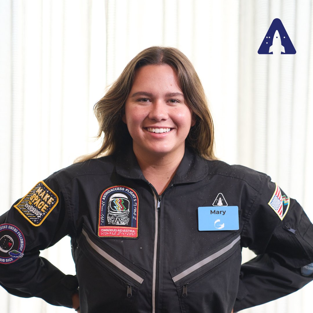 Get to know the AA2 flight crew! Meet @MaryKateCooper (she/her). Mary is a returning flyer from AA1 and is currently pursuing a Master of Science in Aeronautical & Astronautical Engineering at Stanford University. 1/4