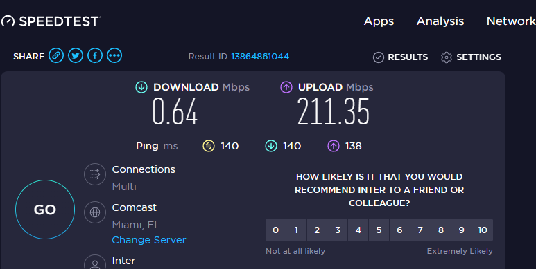 DjSerTix's tweet photo. #Interestafa internet " SUPER BLINDADO " #Fibrahogar la misma estafa pero con otro nombre plan contratado de 100mb y de igual forma es un servicio inestable..
@AttCiudaconatel 
@InterCliente 
@TuMundoInter https://t.co/fmsWc8aJJM