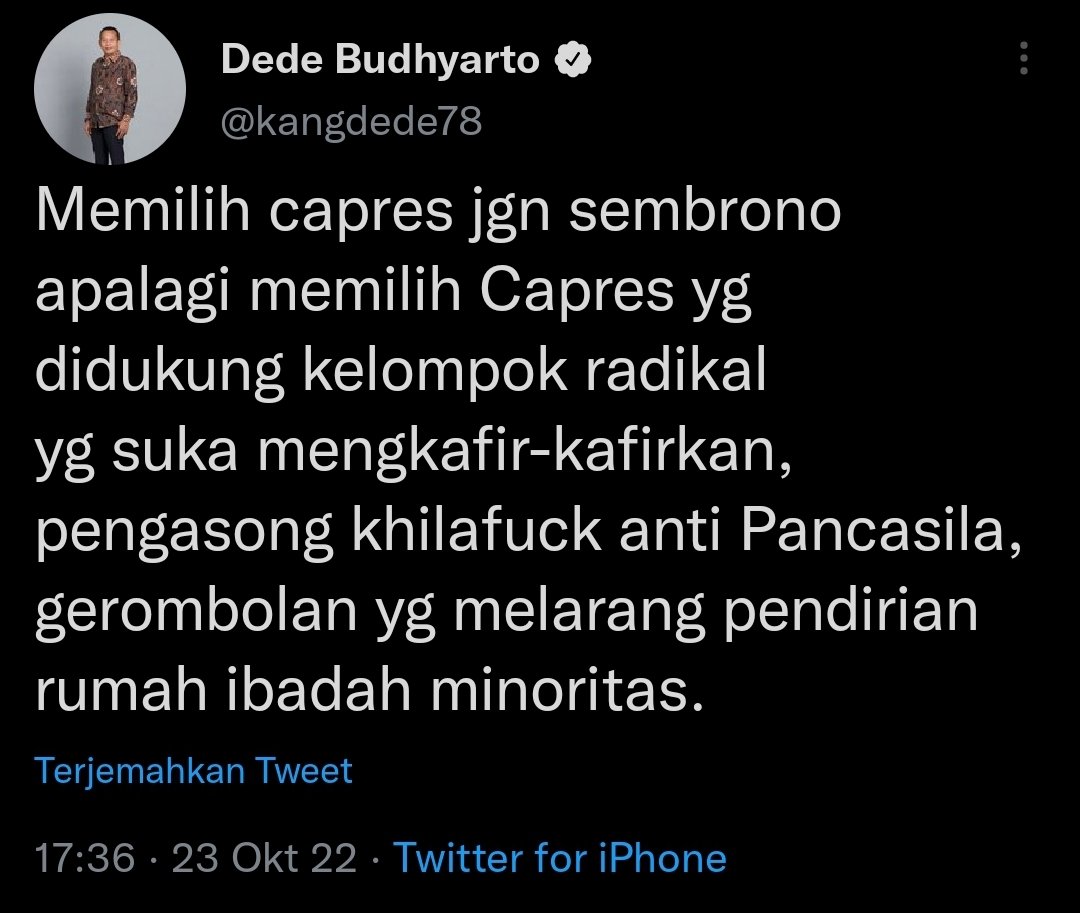 Saya sudah sampai di Jakarta. Seperti yg sudah saya katakan, jika dia tidak minta maaf, maka saya pribadi akan membuat LP. Segala konsekuensinya, saya pribadi yg bertanggungjawab. 

Tuk yang terakhir kalinya, saya tunggu 2x24 jam kedepan permohonan maafnya! Rt kan kawan2 🙏