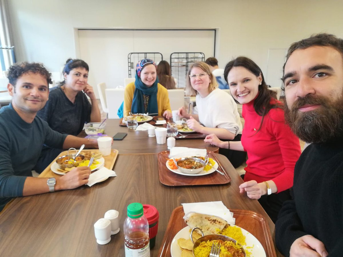 sandrapertek's tweet image. Fantastic to have a visitor at the @unibirmingham today! Romina Istratii, UKRI Future Leaders Fellow from SOAS, leads the project dldl and @_decolonise. She develops faith sensitive approaches to DV. Lots to talk about! Excellent to also meet @IRiS_Birmingham colleagues at lunch!
