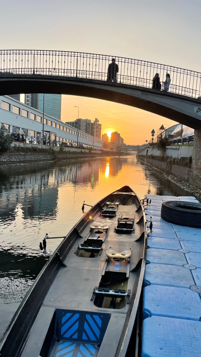 #tramonto sul #naviglio