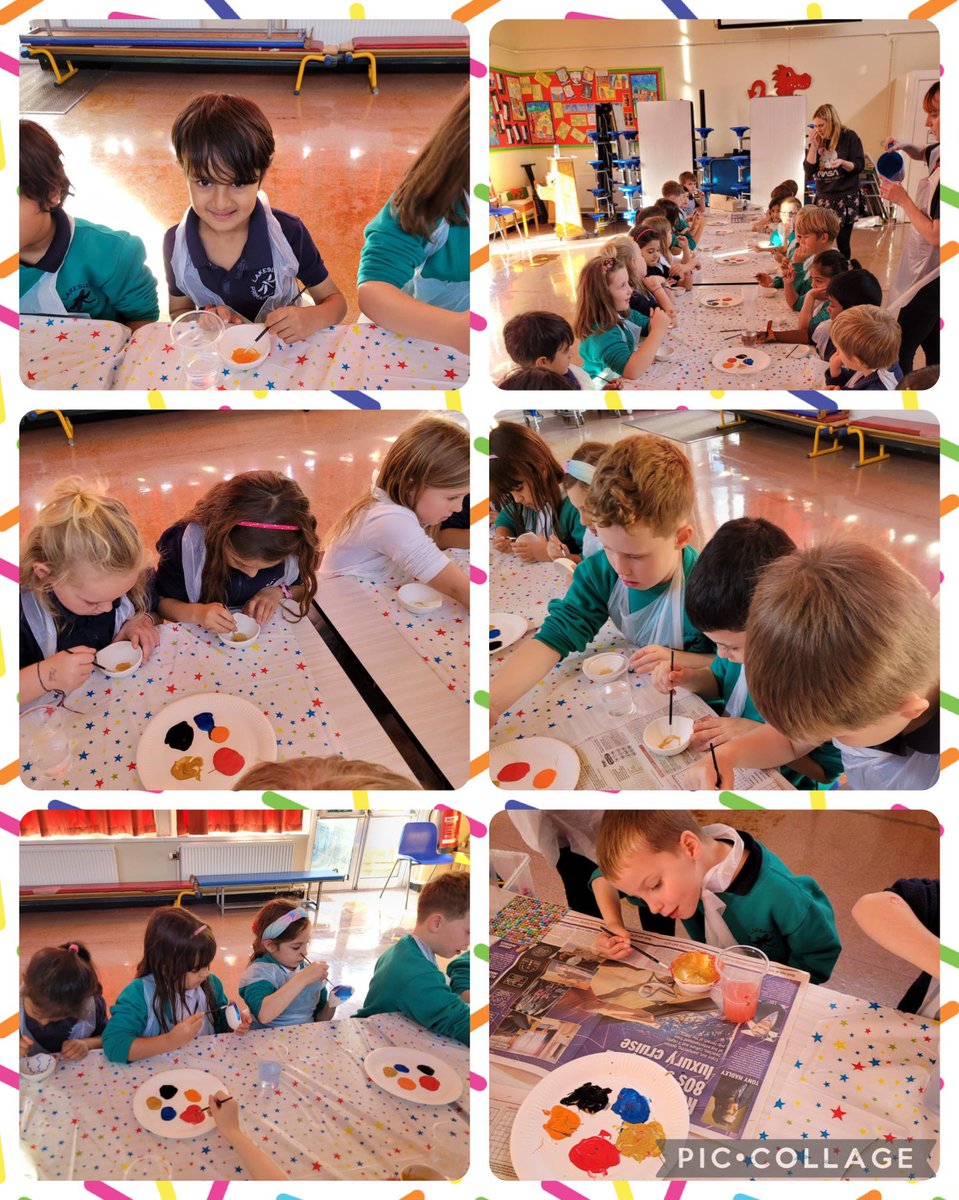Year 2 have enjoyed celebrating Diwali this week. Today, we had lots of fun in our diya painting workshop 🎨🖌