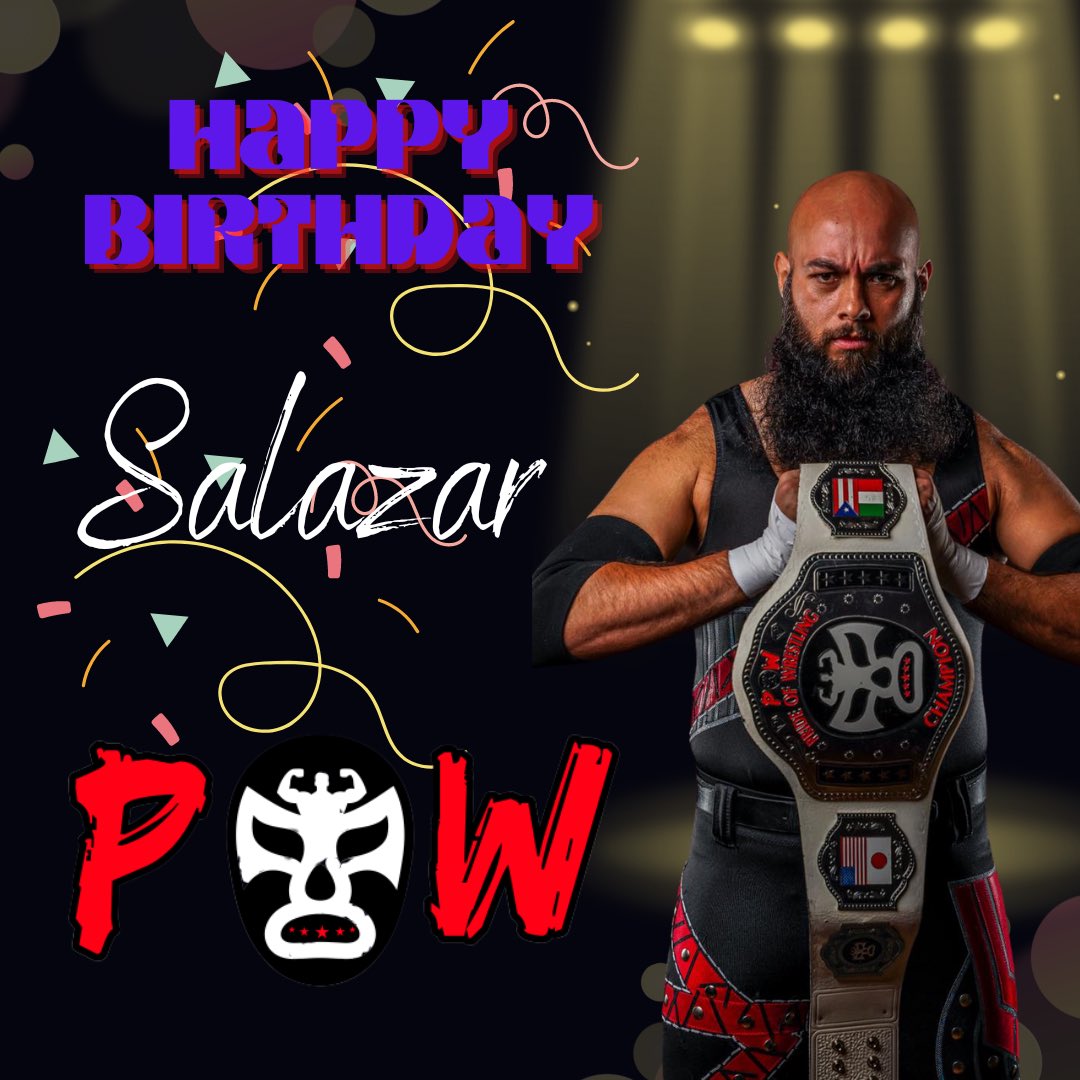 Happy Birthday to the #POWChampion #TheExecutioner @slzrexecutioner from the #POWFamily‼️