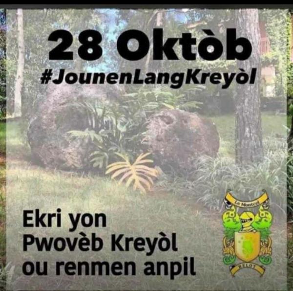 Jounen entènasyonal lang kreyòl#28oktòb

Pi bonè se granm maten, men pati bonè pa di anyen se konn lawout ki kichòy. 

Merite pa mande, men pitit ki pa kriye pa bezwen tete.