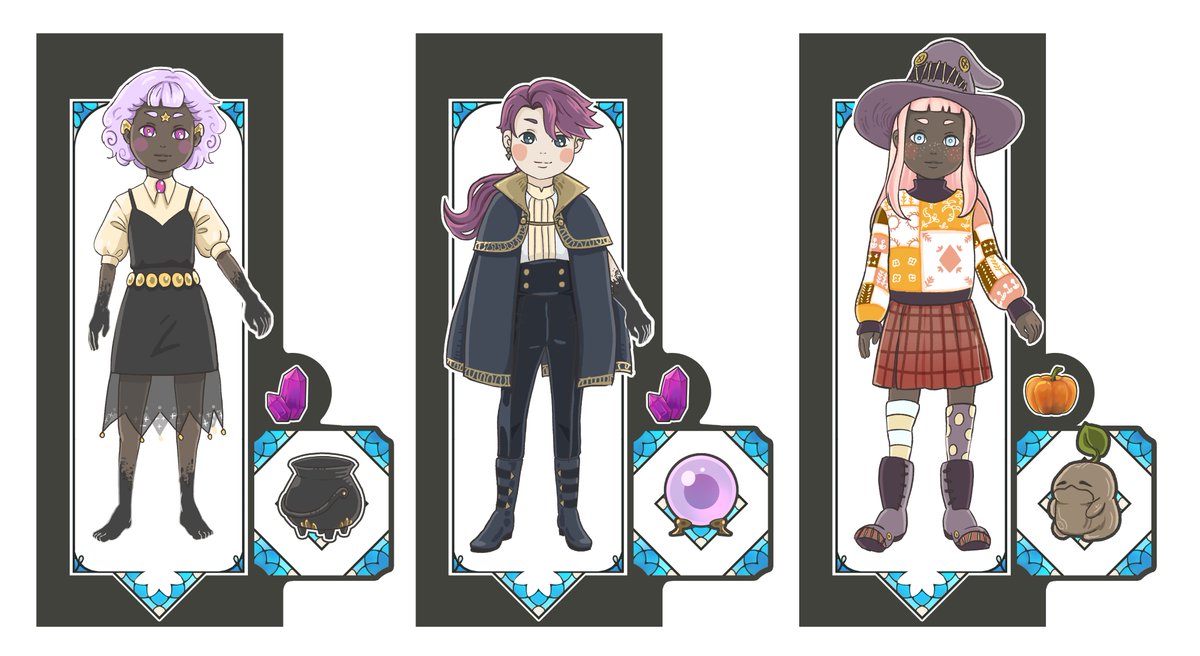 cooplucidtales's tweet photo. New outfits are available on the Kickstarter page! https://t.co/izKxPlC61U