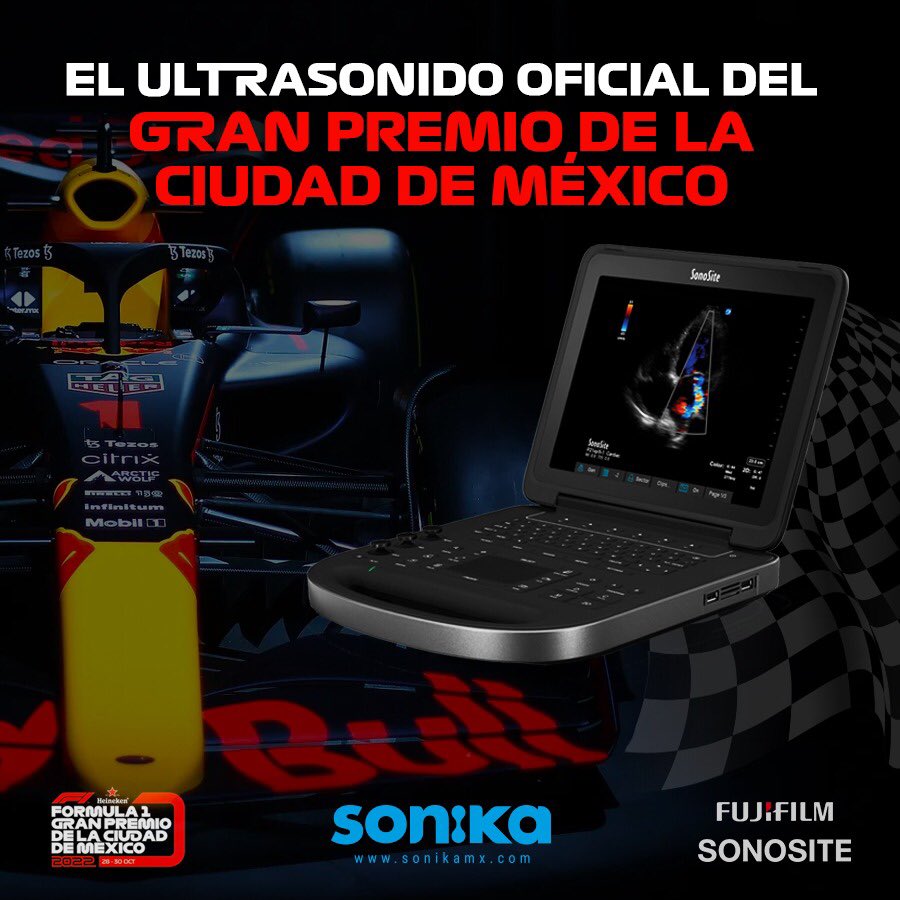 MxSonika's tweet photo. Nuevamente apoyando el Premio de la Fórmula 1 en la Ciudad de México. Nos vemos en la Gran Fiesta!!!!! #MexicoGP #F1 #Sonosite #ultrasonidos #EdgeII #Mexico #MexicoGP60 #MexicanGP #Formula1 @mexicogp @MxSonika https://t.co/Lnr1SNxq2A