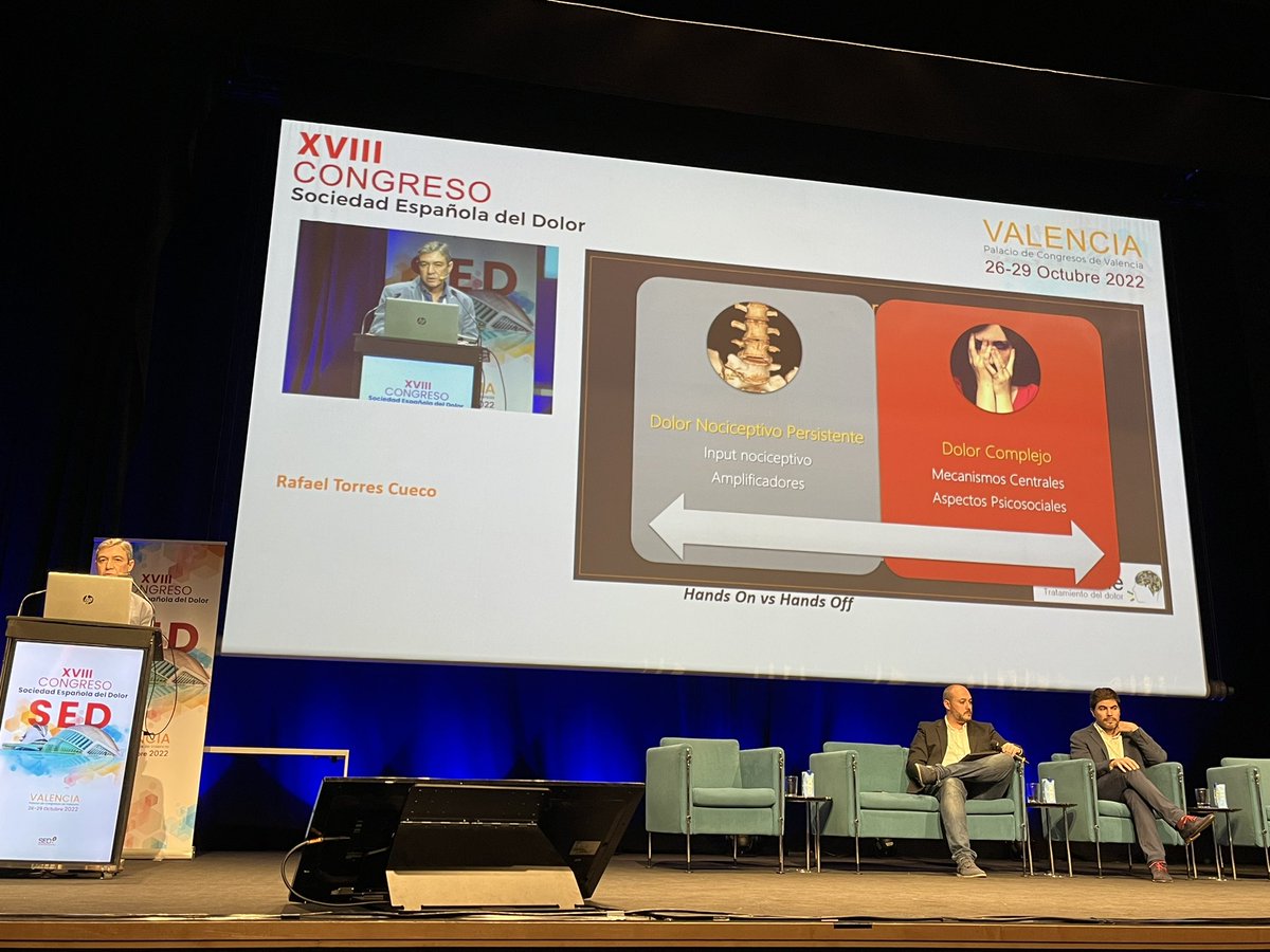 Hands On vs Hands Off en el paciente con dolor. El profesor <a href="/_RaulFerrer/">Raúl Ferrer</a> modera el presente debate <a href="/Sedolor/">Sociedad Española del Dolor</a> #SEDValencia22