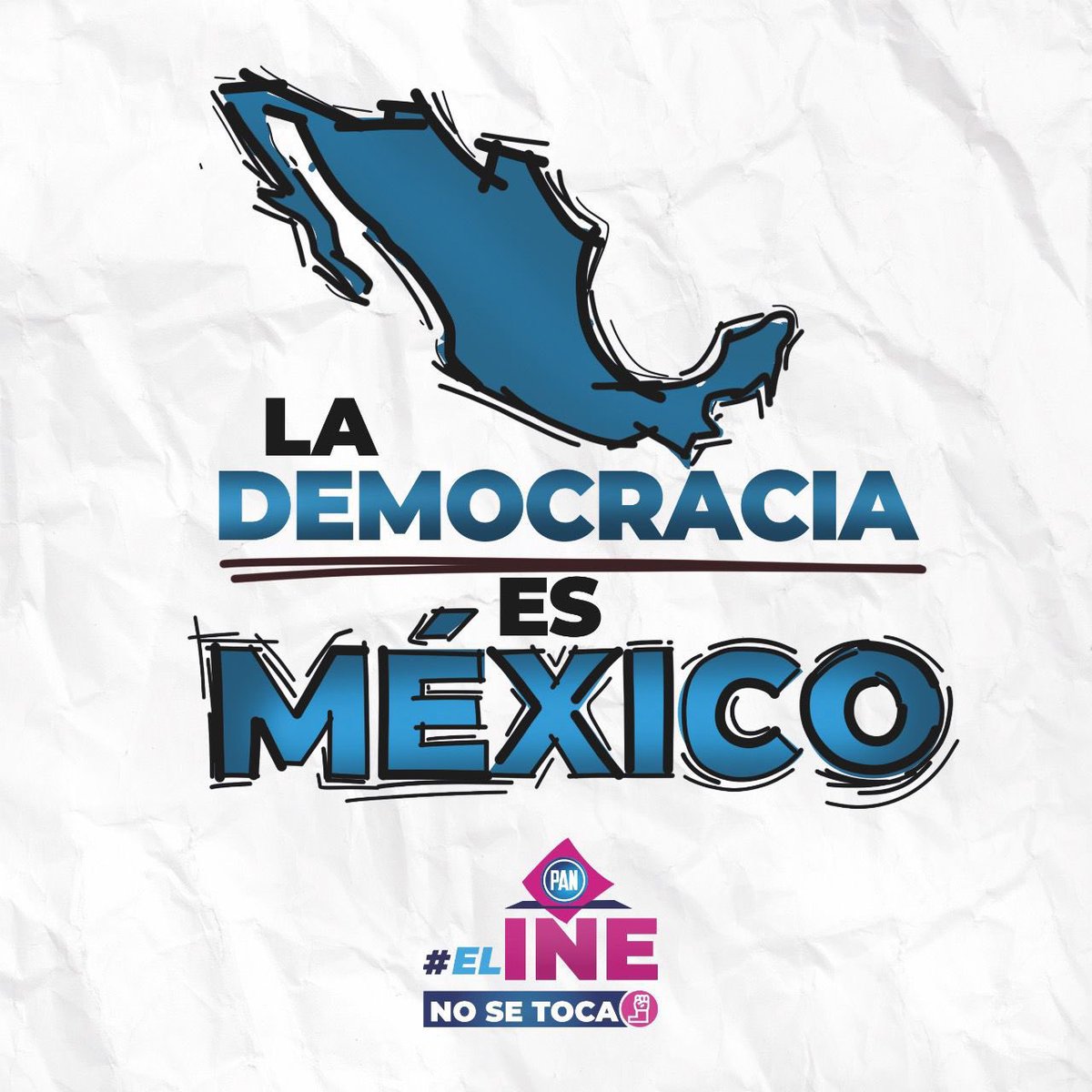 En la #democracia, con la participación y voto de la gente, se gana o se pierde, y el #INE ha sido el guardián de esta libertad y de este derecho que todas y todos tenemos. #ElINENoSeToca