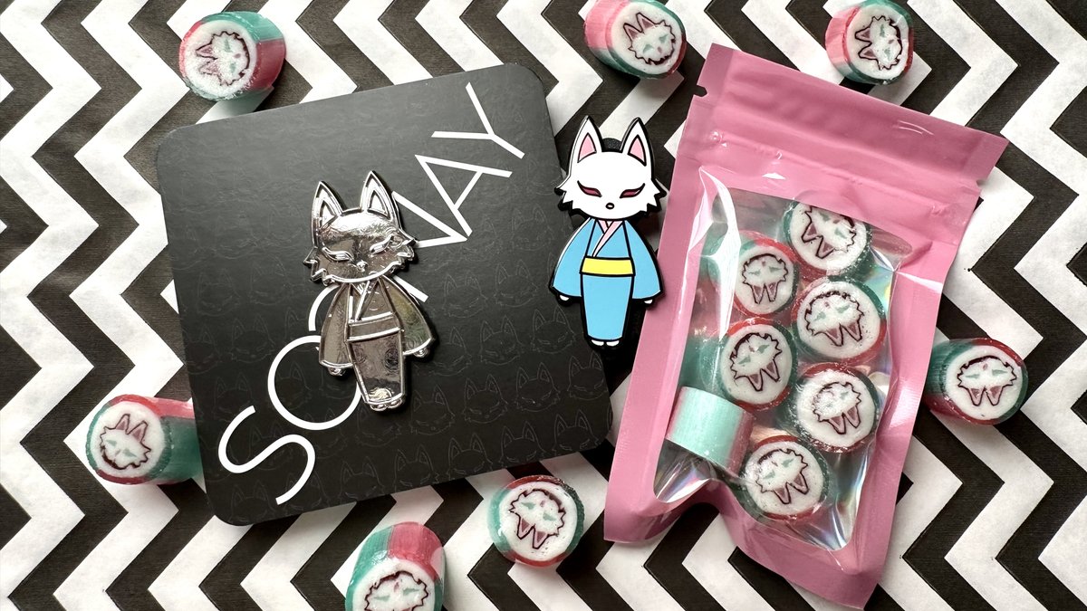 valorandvellum's tweet photo. Happy #FreebieFriday! Here is your chance to be one of the first to try the new #Soonay candy as well as winning a pin &amp; raw pin proto!
To enter:
🍓 Follow me &amp; @ccaycoART 
🍓 Like this tweet
🍓 Retweet this tweet
#GiveawayAlert 
Rules below ⬇️ https://t.co/WHOZVt0pVH