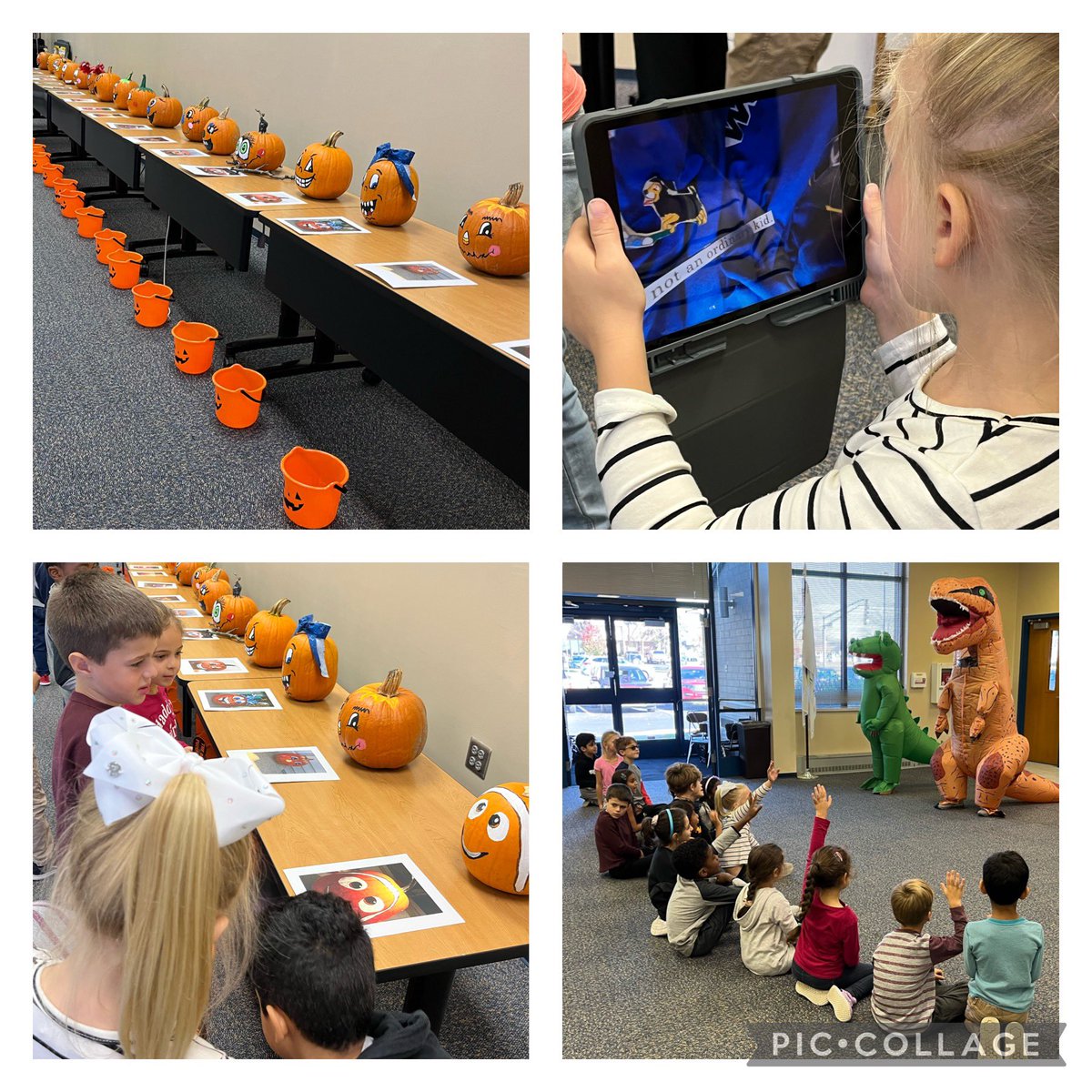 We had the best morning visiting <a href="/OSD135/">Orland District 135</a> to vote for the best pumpkin!  These <a href="/OrlandCenter/">Center School</a> dolphins were honored to be the judges!