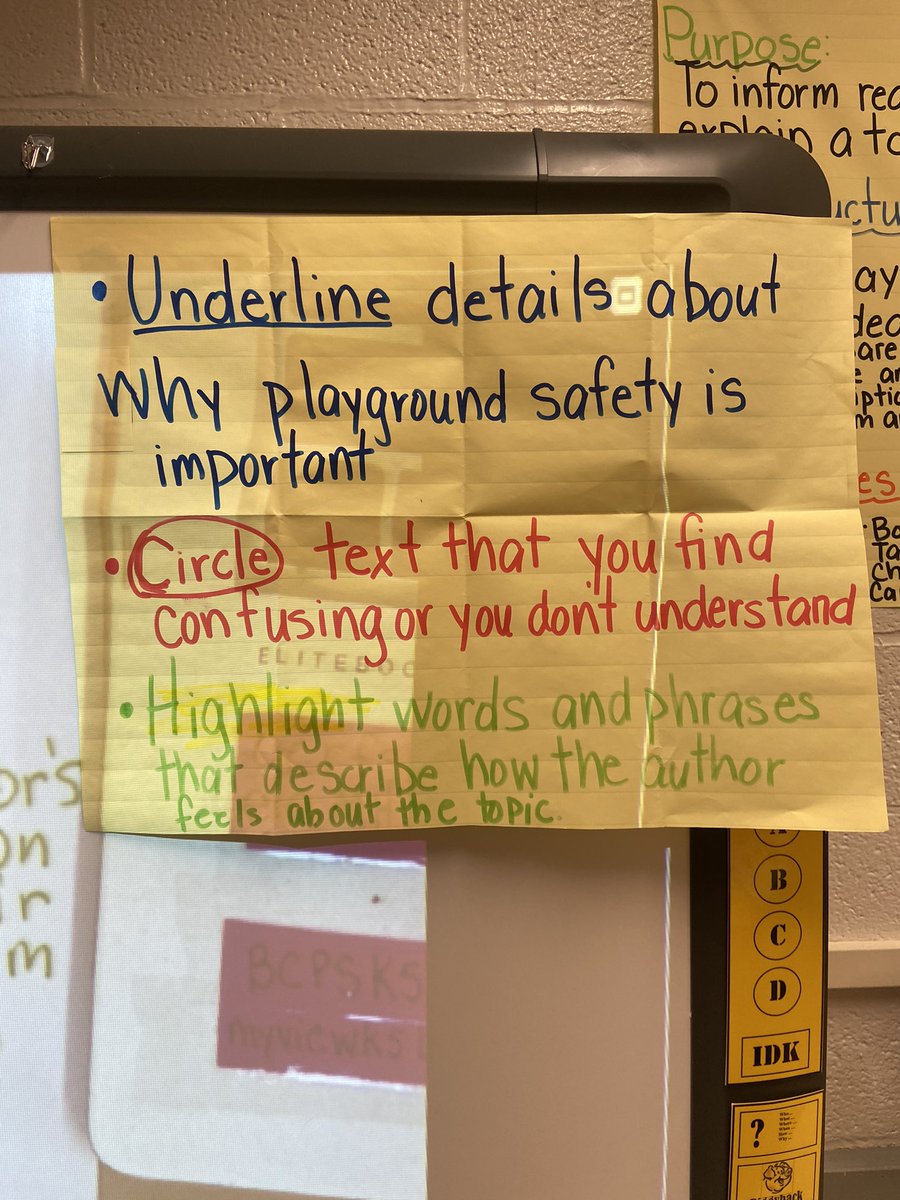 Today we blended reading, AVID and note taking skills in order prep for our PBI next week. @BCPS_ELA @Lutherville_Lab