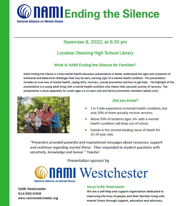 Join us on November 8th.  View our flyer for details.