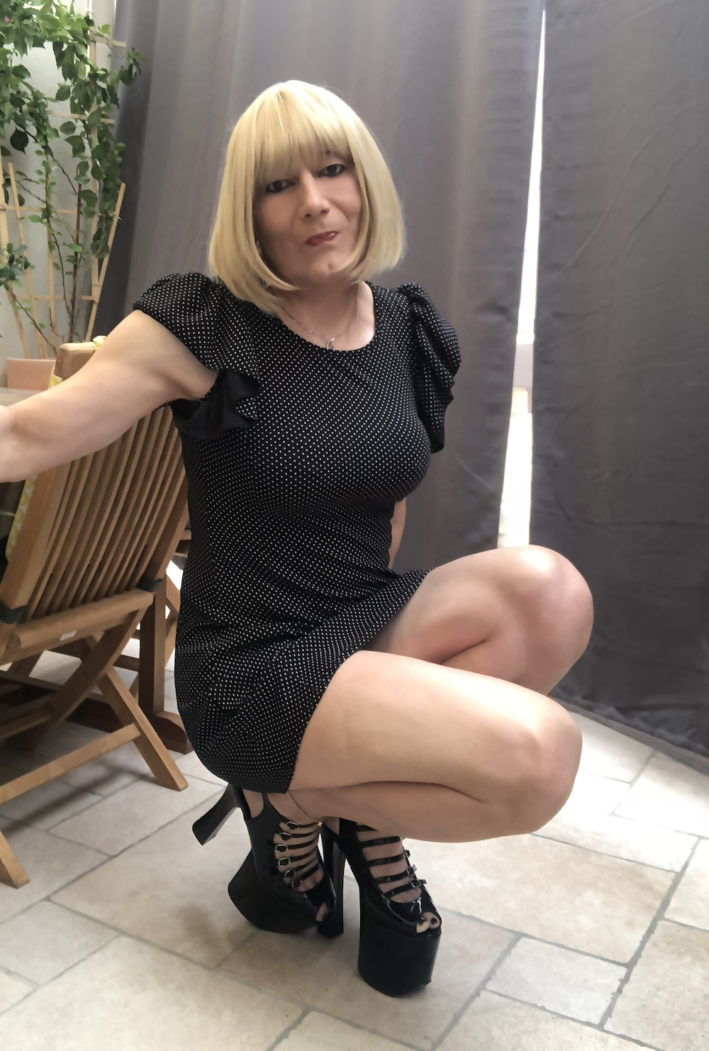 Lena Jeanny On Twitter Polka Dot Dress Again 🏳️‍⚧️ ️😘 Tgirl