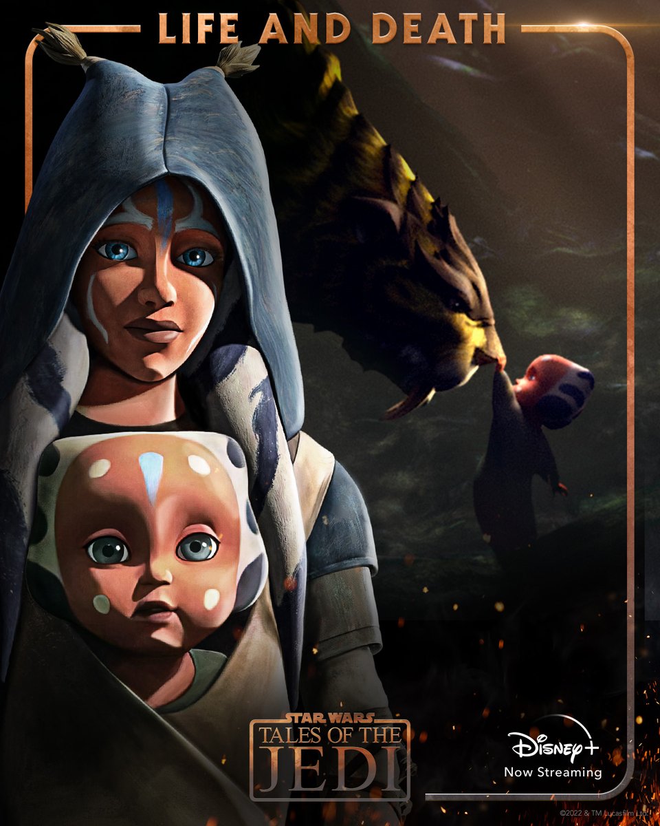 TheCloneWars's tweet photo. Life and Death.

#TalesOfTheJedi is now streaming. Watch all six Original shorts only on @DisneyPlus. 1/6 https://t.co/dXK3KqF5Q3