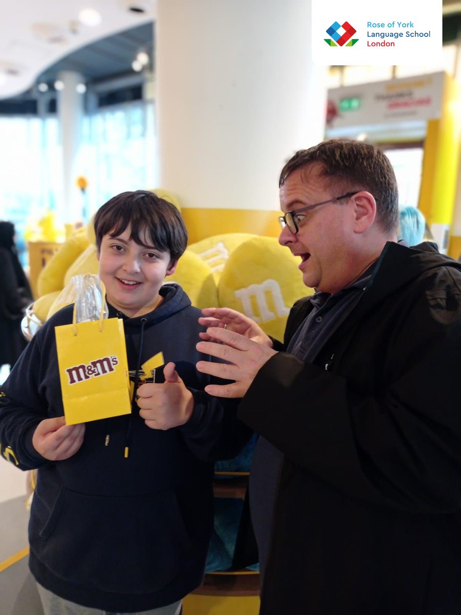 RoseofYork's tweet photo. I want your M&amp;Ms! #roseofyorklanguageschool #london #learnenglish #m&amp;msworld https://t.co/7QD0gqb5IL