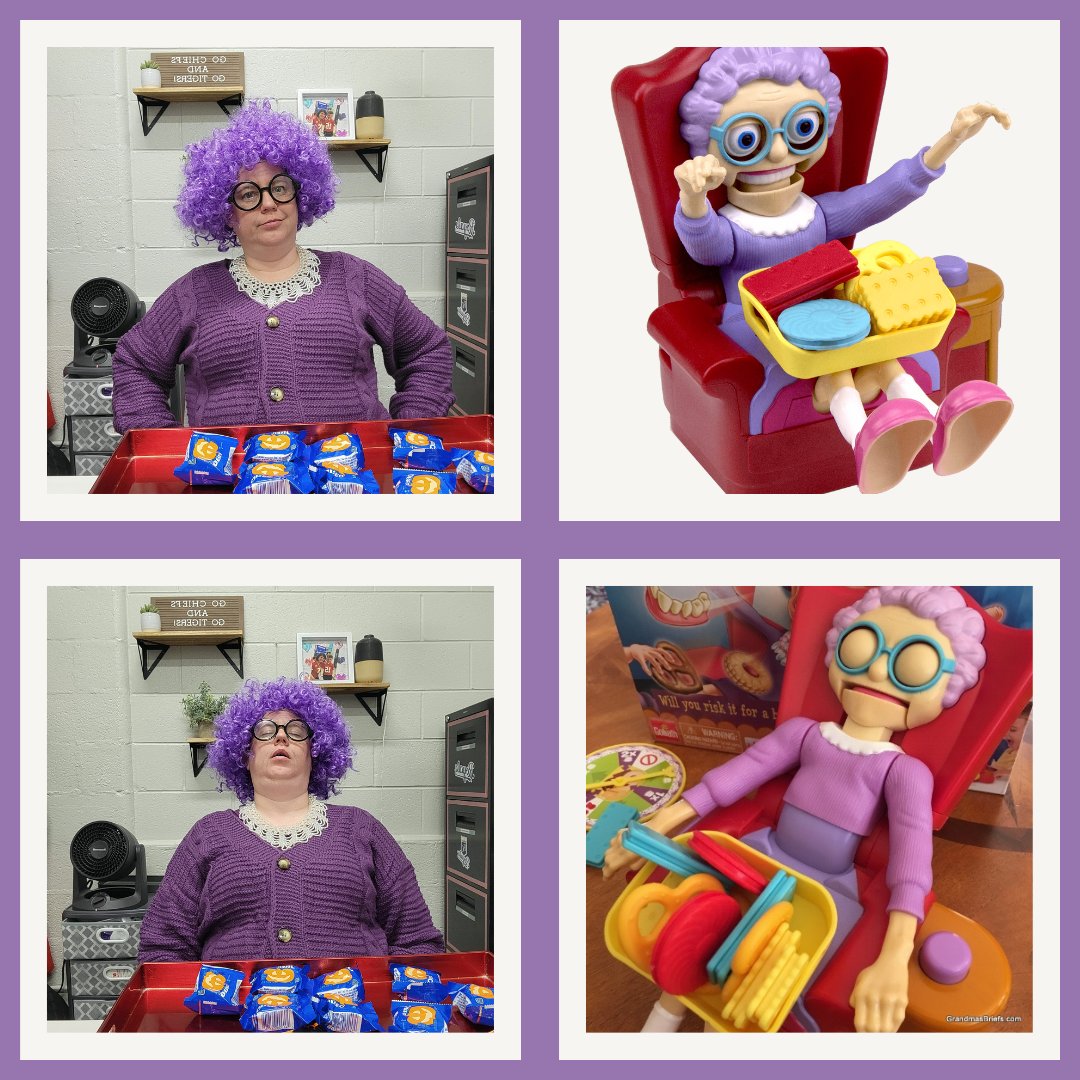 Happy Halloween! 🎃👻🐈‍⬛ For those who don't get my costume, it's one of our favorite games to play in speech - Greedy Granny! Thankfully, my teeth don't actually fall out!