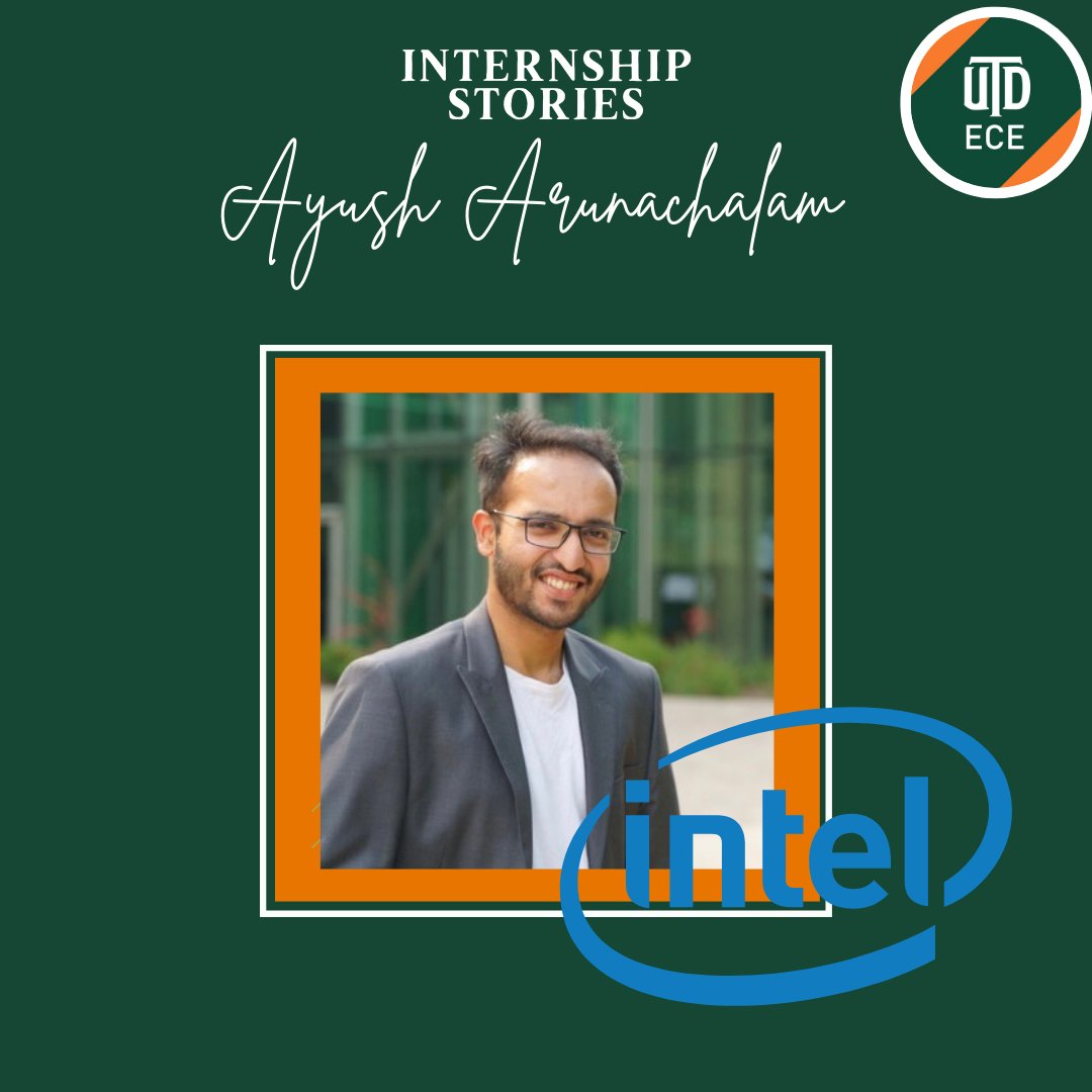 UTD_ECE's tweet photo. Our Ph.D. student @AyushArunachalam worked as a Machine Learning Solutions Engineering Intern at @intel in the Summer of 2022. We are proud of you
#youbelonghere #eceutd https://t.co/V7UIqUB5fU