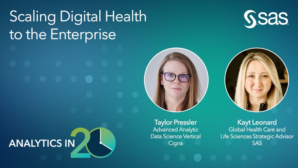cameronm424's tweet photo. How do business leaders use #analytics to create innovative products? Join SAS and Cigna experts to learn more during our Analytics in 20 webinar on Nov. 1st. Register today. https://t.co/pMjNRPO2d8 https://t.co/bnmoA678ID