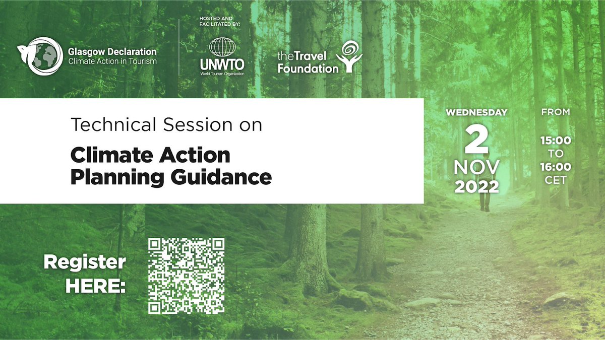 زملاء #سعف يشاركون في جلسة فنية حول إرشادات تخطيط العمل المناخي ضمن نشاطات المنتدي السعودي للأبنية الخضراء المتعهد الشريك وثيقة #افصاح_غلاسكو تنظيم منظمه الامم المتحدة للسياحة

المحدده في 2 نوفمبر 2022 ، من الساعة 15:00 إلى الساعة 16:00 بتوقيت وسط أوروبا unwto-org.zoom.us/meeting/regist…