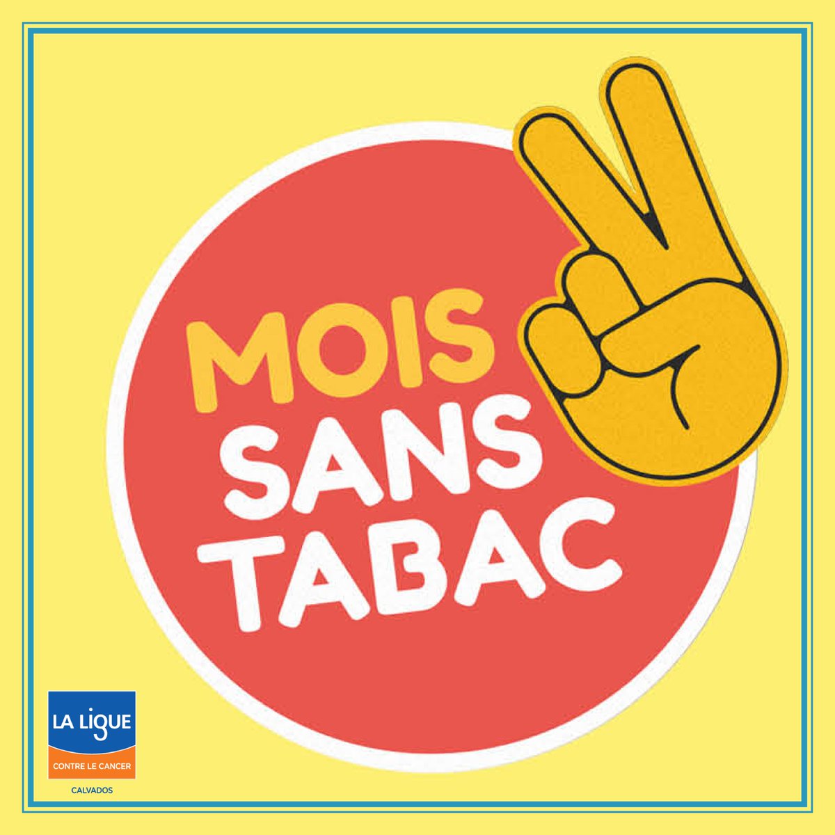 LigueCancer14's tweet photo. [Début du Mois sans tabac]
✌️Jour J !
@laliguecancer est partenaire de l’opération #MoisSansTabac depuis sa création en 2016 par le Ministère de la santé, Santé Publique France (SPF) et @tabacinfoservice

Infos : https://t.co/RDhhKltfRX 
+ notre agenda : https://t.co/2g6hhi9zzo https://t.co/K4Sg8hioEQ