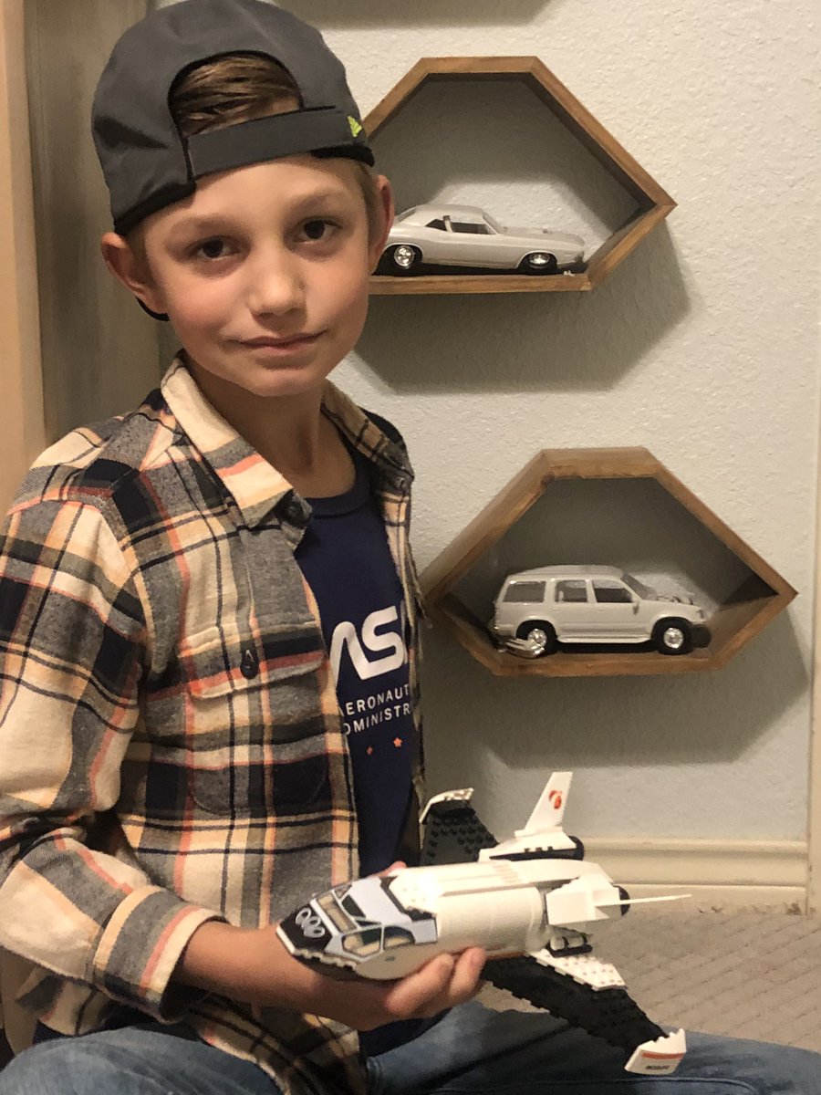 Cotac6's tweet photo. @MarkRober its career day and little buddy wants to be a mechanical engineer at @NASA https://t.co/KwwU4hx53c