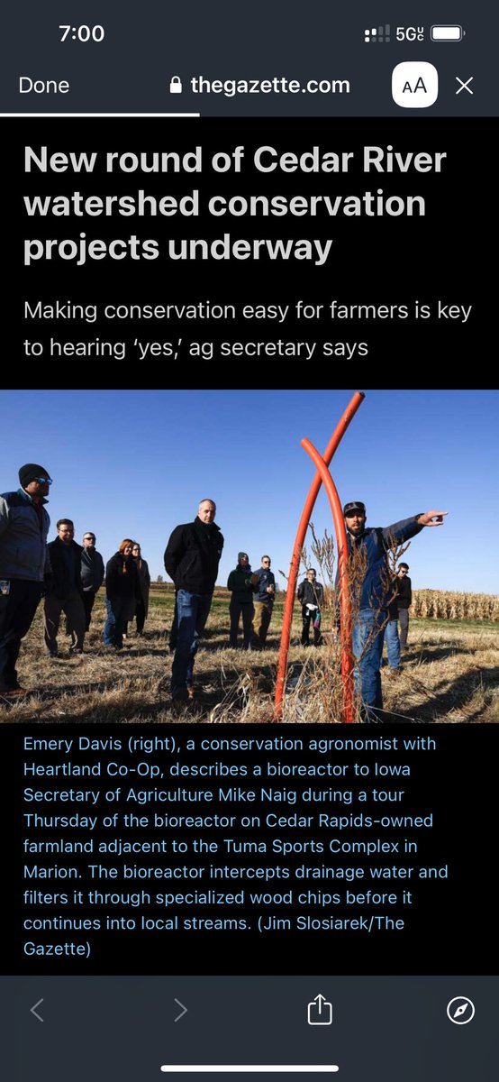 Sad. “Naig said…it wasn't the state's role to discourage farmers from planting in flood-prone areas.
"I'm not one to say that we shouldn't plant even in areas that border rivers and streams…," he told The Gazette. Ironic he was 👉conservation approach I visioned. <a href="/Norwood4Iowa/">Citizens for John Norwood</a>