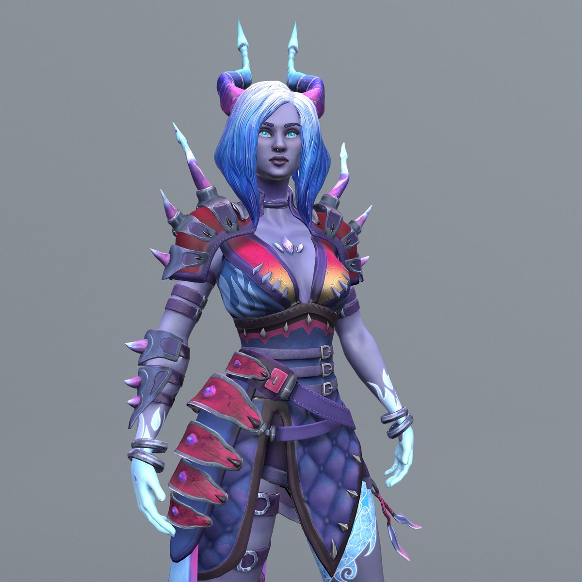 Cactisick's tweet photo. Вот такая работа получилась.
Ссылка на арту - "Fan Art Smite Pele Skin 'Dragon's Dagger '" by Vasilina Koroleva https://t.co/q8c1Y02xUm 
#artstation #digital3d #character #handpainted #textures #blender #zbrush #gameart #sculpt #marmoset #substance #artwork #3dmodel https://t.co/jSPCCWAW5m