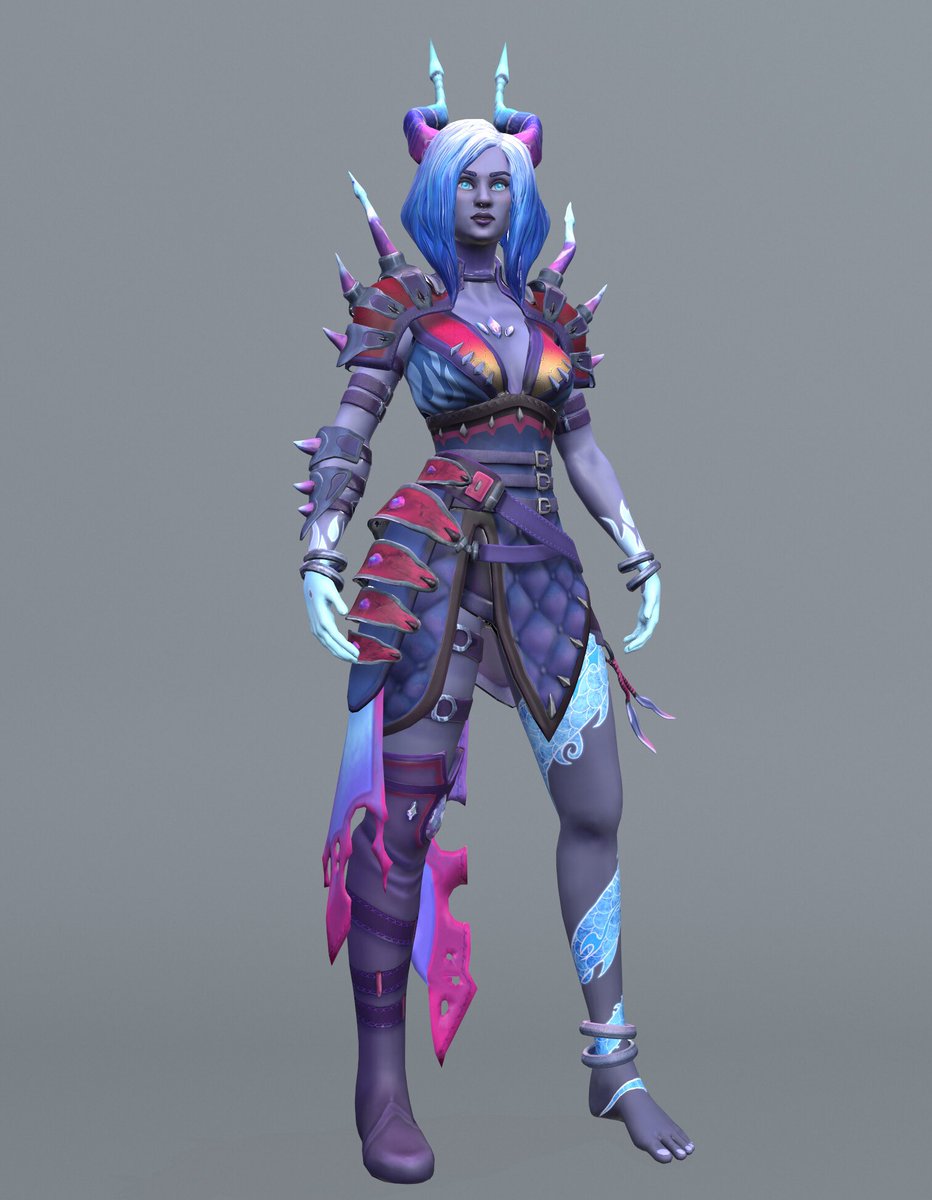 Cactisick's tweet photo. Вот такая работа получилась.
Ссылка на арту - "Fan Art Smite Pele Skin 'Dragon's Dagger '" by Vasilina Koroleva https://t.co/q8c1Y02xUm 
#artstation #digital3d #character #handpainted #textures #blender #zbrush #gameart #sculpt #marmoset #substance #artwork #3dmodel https://t.co/jSPCCWAW5m