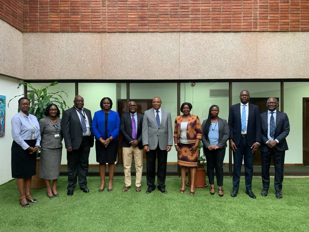 fsdzambia's tweet photo. This week, FSD Zambia paid a courtesy call to the Bank of Zambia Governor. 

With Mr. Mushala, our Board Member, on hand to introduce the CEO, FSD Zambia’s strategy review &amp; several areas of possible collaboration were deliberated upon. https://t.co/EeyzVvujaF
