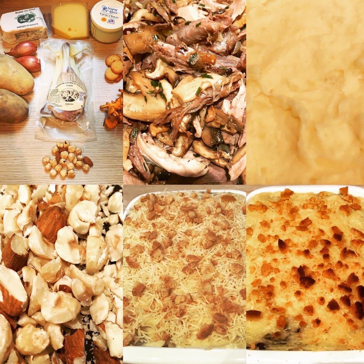 Langlai73410097's tweet photo. J’vous ai pas dit , 
Il était bon , une pure folie ,
Croquant , fondant , crémeux oh ouiiiii.
Un petit plaisir, oh la belle vie !#hachisparmentier #canard #confit #champignons #cepes #noisettes #amandes #beurresalé #cremeisigny #comté #bintje https://t.co/AiV3HqJ3qY