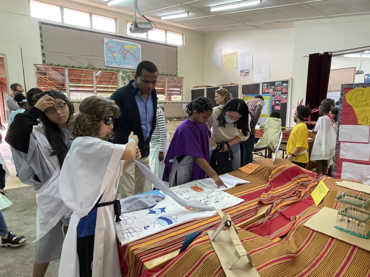 ISofUganda's tweet photo. #ISUGrade4 shared a celebration of their learning today! Students hosted their different exhibitions, with mock-ups of artefacts and explanations of each civilisationsโ influence and impact on modern societies. #ISUPYP #ISUwelearntogether #IBworldschool https://t.co/iaSoSbpudK https://t.co/AEX6BOQBP9