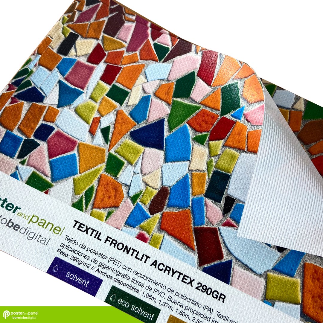 ¡#Lanzamos el nuevo TEXTIL FRONTLIT ACRYTEX!🆕

Ideal como ALTERNATIVA SIN PVC para #eventos públicos, #ferias, aplicaciones de exterior de media duración...

¡Disponible stock en todas las medidas! Consíguelo ahora en nuestra tienda online: tienda2.posterandpanel.com
