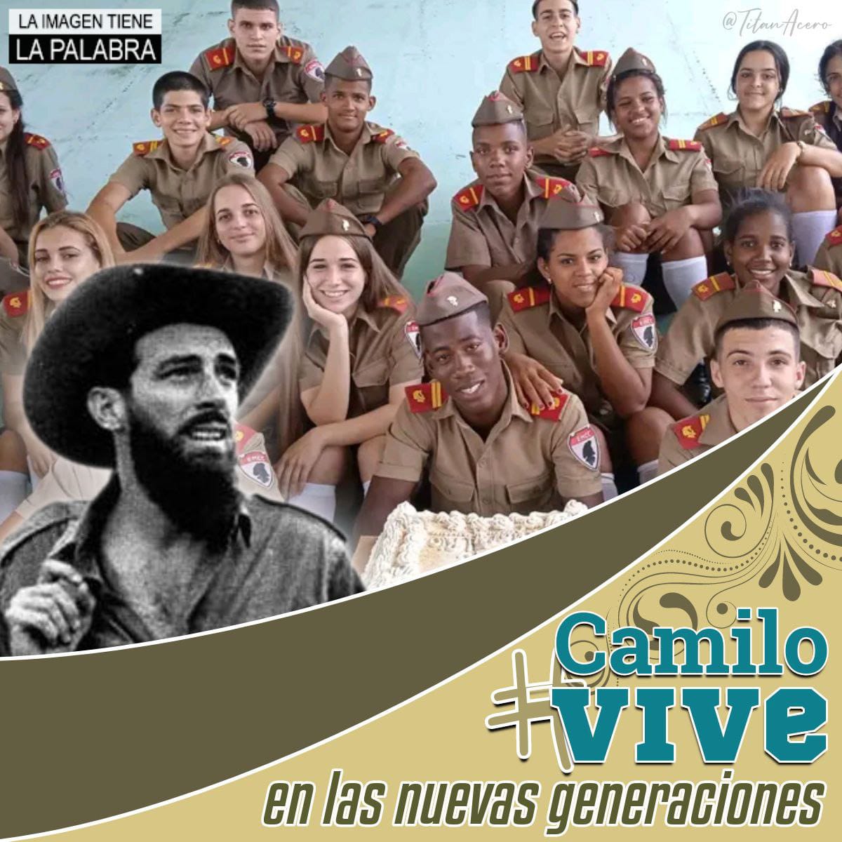 jlfernandezc88's tweet photo. Camilo entre nosotros. #Cuba #CamiloVive #CubaPorLaVida @MedicaEsparta @CDIHugoChavez @CastilloJosmir @DarielDuenas @cmendozarojas @Yosmany66126058 https://t.co/fryvyVsk0W