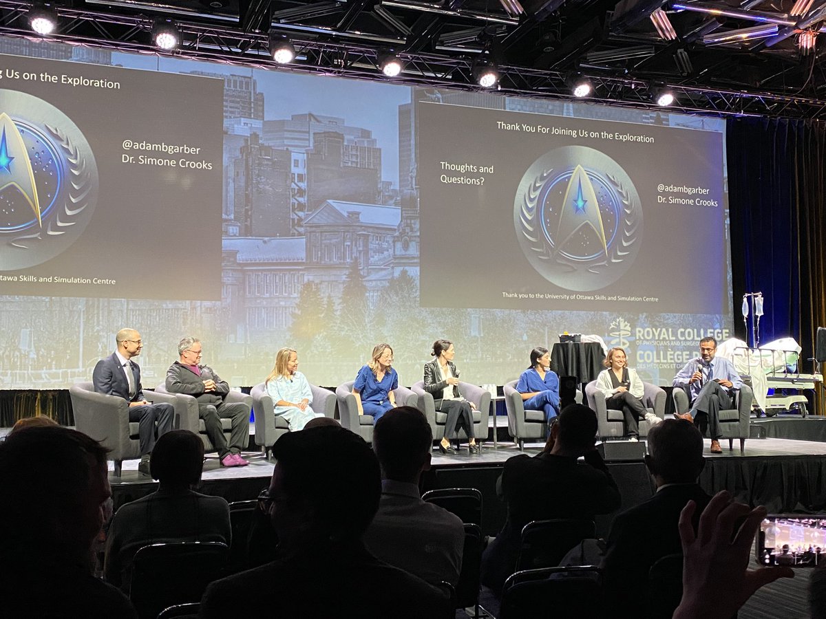 Kudos to the brave residents willing to participate in #simulation in front of a large, live audience #simtrek #ICRE2022