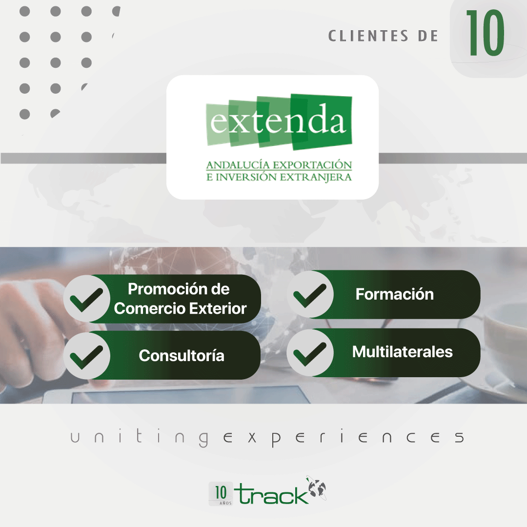 trackglobalsolu's tweet photo. #ClientesDe10 👤

En los últimos años hemos trabajado con @extendajunta con los siguientes servicios:

✅ Promoción de Comercio Exterior
✅ Consultoría
✅ Formación
✅ Multilaterales

¡Gracias por confiar en Track!

#UnitingExperiences 🌐🤝🏻

#10AñosDeTrack https://t.co/f9HLtHq6p9