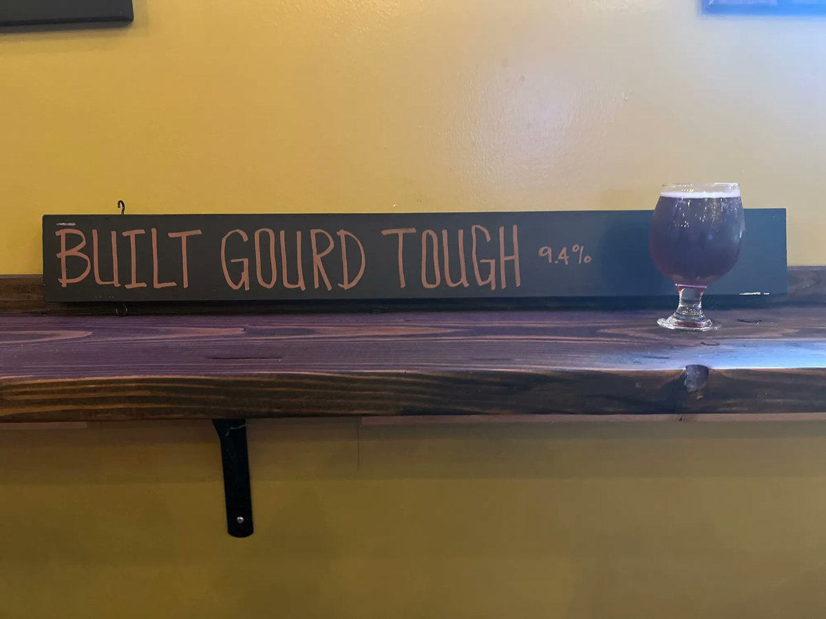 Built Gourd Tough is on its last keg which is perfect for the end of October and Halloween this week! Come try it before it’s gone until next year!

Open Friday 3-7, Saturday 12-6, and Sunday 12-5.

#liveanoddlife #nhbrewers #nhbeer #nhcraftbeer