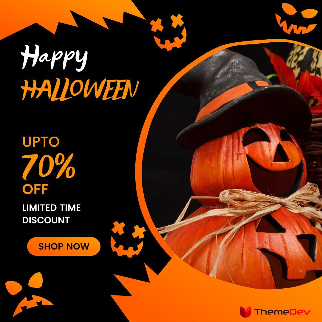 ColsDevid's tweet photo. #HappyHalloween
Thrills Chills &amp; get ThemeDev Sweeter Halloween Deals

Included Plugins :

🌀 WordPress Offload Media - #Next3
🌀 Email Marketing Automation - #NextCRM
🌀 #WordPress option Framework - #NextCode
 
Coupon: Hall_22

👉https://t.co/gL6wsYuWBf 
 
#Halloween #deals https://t.co/Dh2lnEhQhD