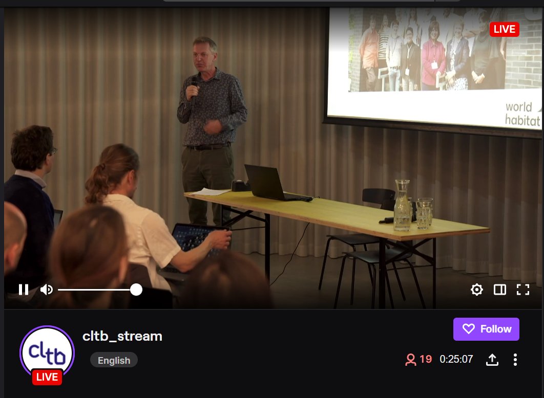 We're tuning in to today's big #WorldCLTDay2022 event via the Brussels livestream NOW!

twitch.tv/cltb_stream

#communitylandtrust #communityledhousing #AffordableHousing #CommunityLandTrusts #worldcltday2022