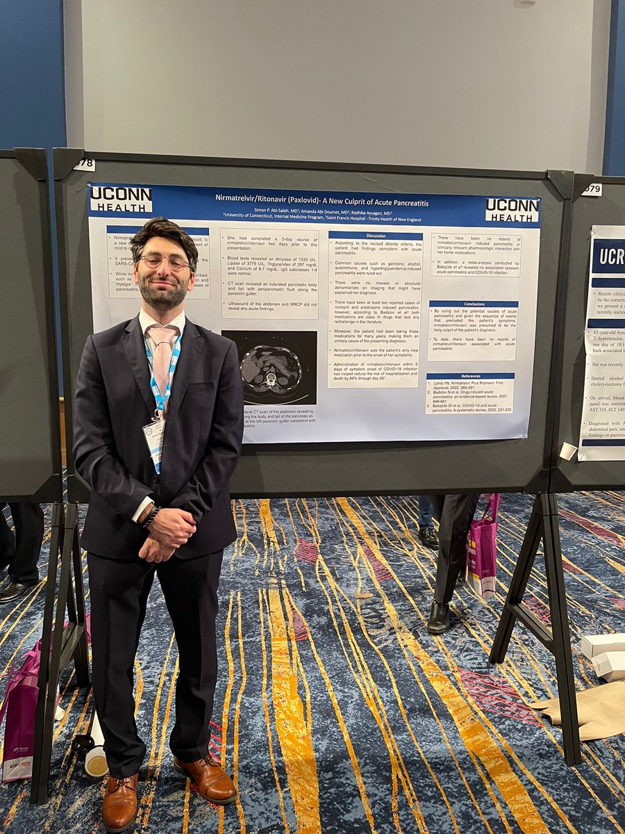 Dr. Abi Saleh <a href="/SimonAbiSalehMD/">Simon</a> presented a rare case of Paxlovid (Nirmatrelvir/ Ritnoavir) induced acute pancreatitis. Is Paxlovid a new culprit of pancreatic inflammation?