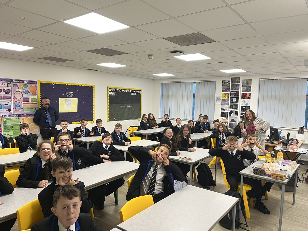 Congratulations, 7LEC! Top achievers for the full term! They were rewarded with a wonderful breakfast provided by <a href="/MissBowIHS/">Miss Bow</a> and <a href="/MrsCnotin43/">Mrs S Cooper</a> . Diolch both! We all loved it :)