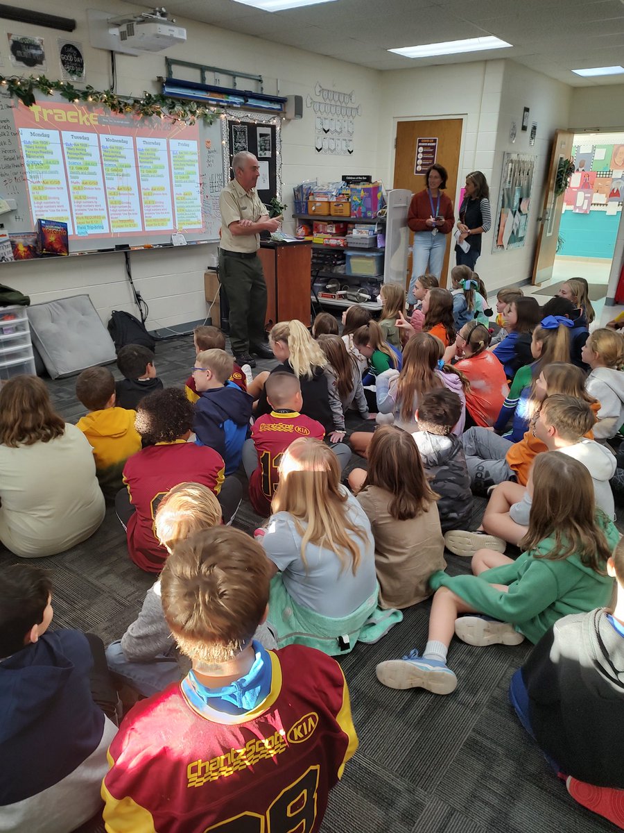 Marty Silver came to school, today!  He's 'naturally' as amazing as always!  Thank you, Marty, for visiting us at Towne Acres!