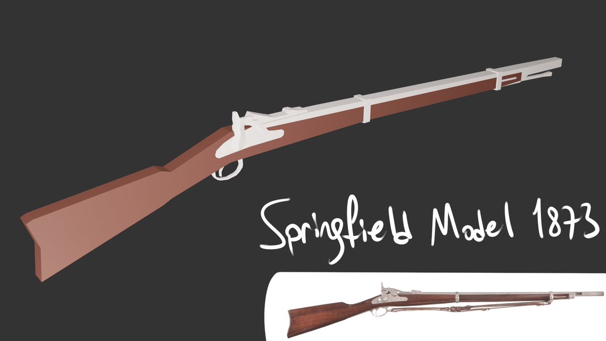 Modeled a new rifle for my game 'Unriddle'.
#indiegame #modelling
