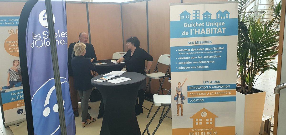 L'<a href="/ADILE_85/">ADILE</a> est présente ce week-end aux côtés des  <a href="/LSOAgglo/">LES SABLES AGGLO</a> sur le salon de la maison <a href="/YannickMOREAU/">Yannick MOREAU</a> <a href="/ChrisBOSSARD/">Christine RAMBAUD-BOSSARD</a>