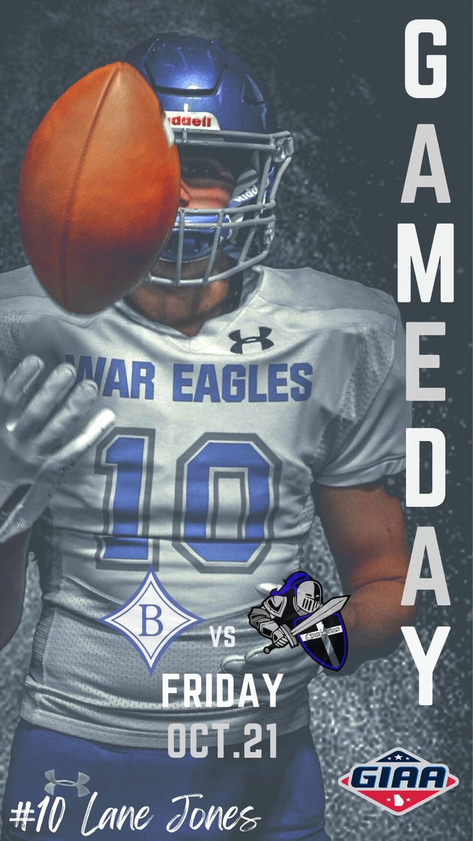 It’s that time again!! Road game at Trinity Christian in Dublin 7:30. Load your vehicles up let’s gooooo! ⁦<a href="/sportsguymarv/">Marvin L James II</a>⁩ ⁦<a href="/CentralGaSports/">Central Georgia Sports Report</a>⁩ ⁦<a href="/giaasports/">GIAA</a>⁩