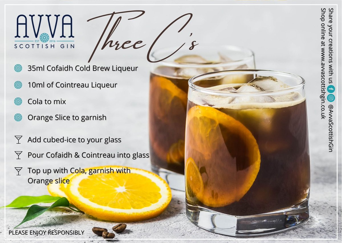 Happy #NationalChocolateDay 🥳

To celebrate, we will be mixing up a Three C's cocktail tonight! This delicious cocktail tastes just like chocolate orange, what more could you want?

Shop here to make your own bit.ly/3FvpHnH